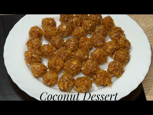 Nigerian Coconut Candy | 3 Ingredients Coconut Recipe