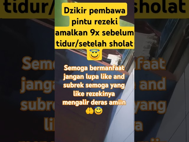 Dzikir pembuka pintu rezeki😇 #dzikir #sholawat #shortvideo #shorts