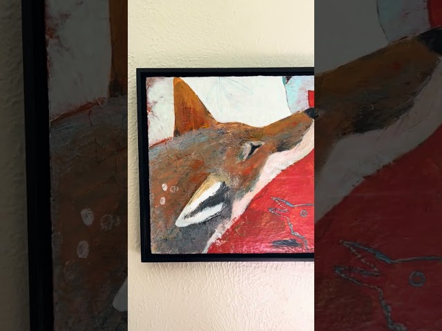 "My Favorite Color" A Coyote Painting