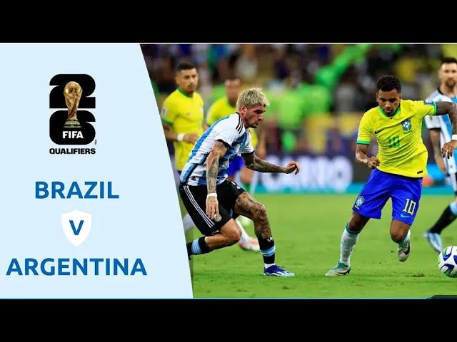 Argentina vs Brazil world Cup  Qualifier  Match  #efootball #shorts #fifa #football