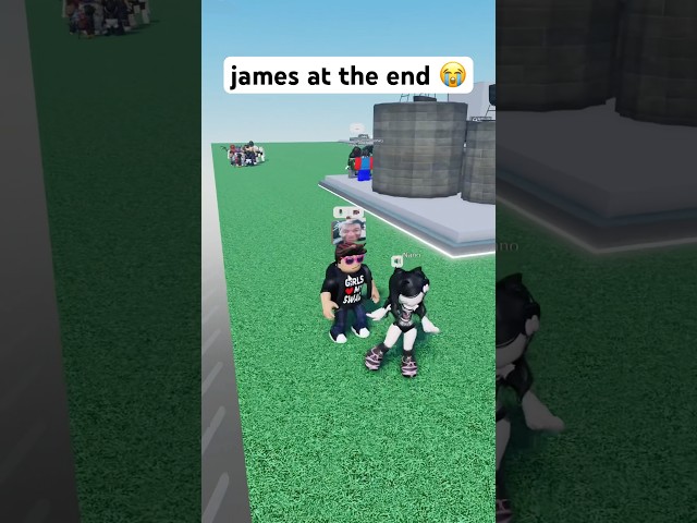 james at the end 😭 #roblox #funny #trolling #troll #memes #meme #gaming