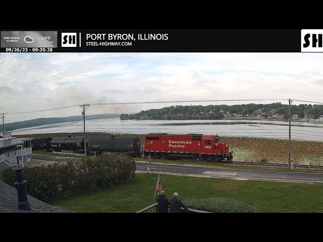 Port Byron Live Railcam - Port Byron, IL  #steelhighway