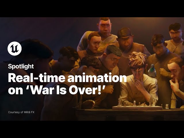 Real-time animation using Unreal Engine on ‘War Is Over!’