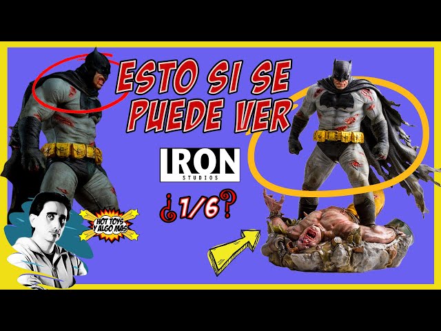 BATMAN Iron Studios 1/6 💥 LOCURA! / Estatua escala 1/6