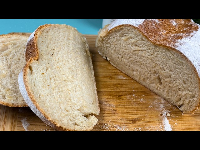 I don't buy any more bread! Quick and easy bread