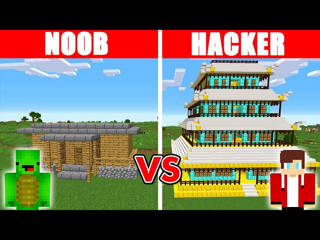 NOOB vs HACKER: I CHEATED in a Build Challenge