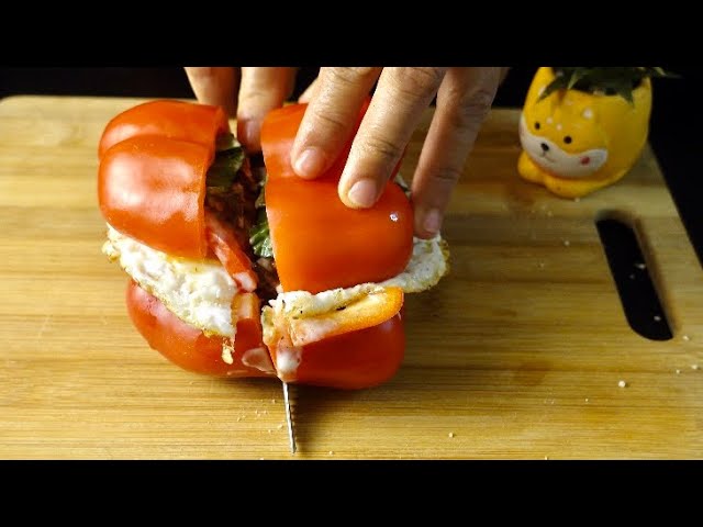 KETO BELL PEPPER SANDWICH