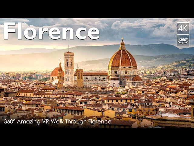 360° Inside the Heart of Florence | 4K Virtual Experience