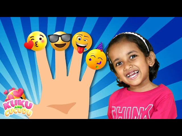 Finger Family Emoji Song | Kids songs & Nursery rhymes - Kuku and Cucudu - Children's Music