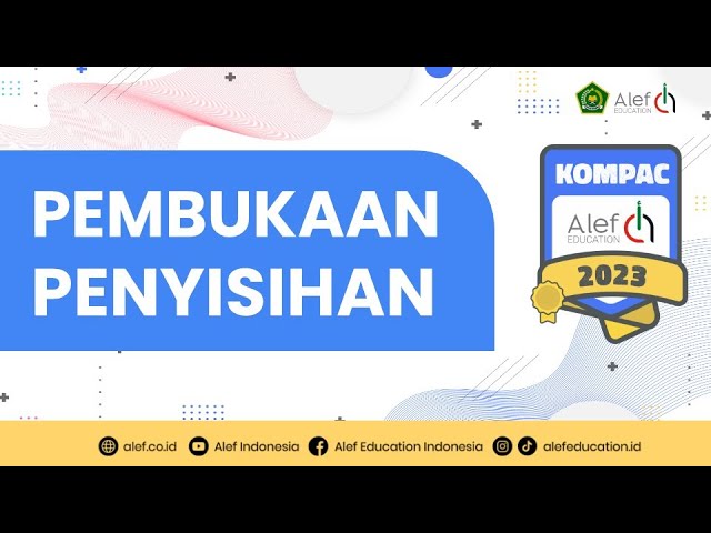 Pembukaan Penyisihan KOMPAC 2023