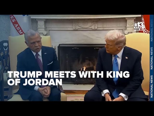 Trump pushes for US control of Gaza during meeting with Jordan's king