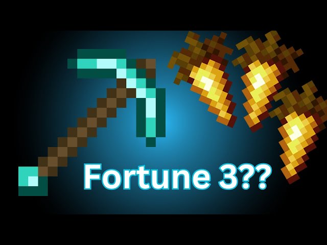 Fortune 3 for Crops in Minecraft