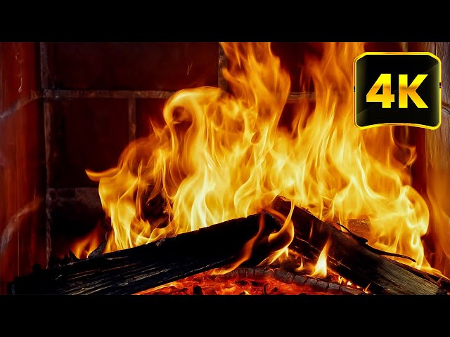 🔥 The Best Burning Fireplace: Cozy Crackling Logs and Fireplace Sounds 4K UHD (No Music)