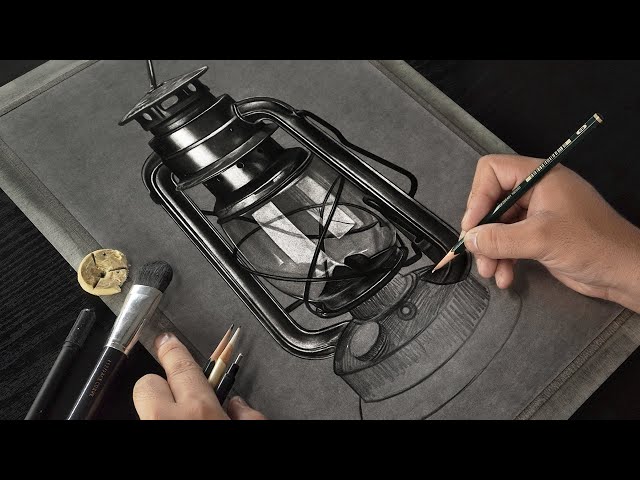 Drawing a Vintage LANTERN!