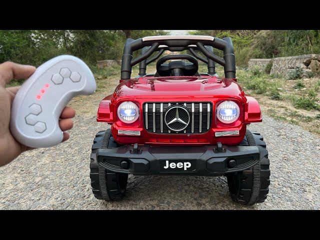 RC Mercedes Jeep Unboxing & Testing | The Power Wheels Ride on Car | Shamshad Maker🔥🔥