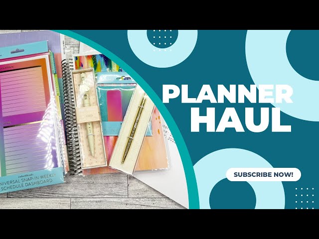 Planner Haul | Erin Condren | Live. Love. POSH | Nashs Printwork