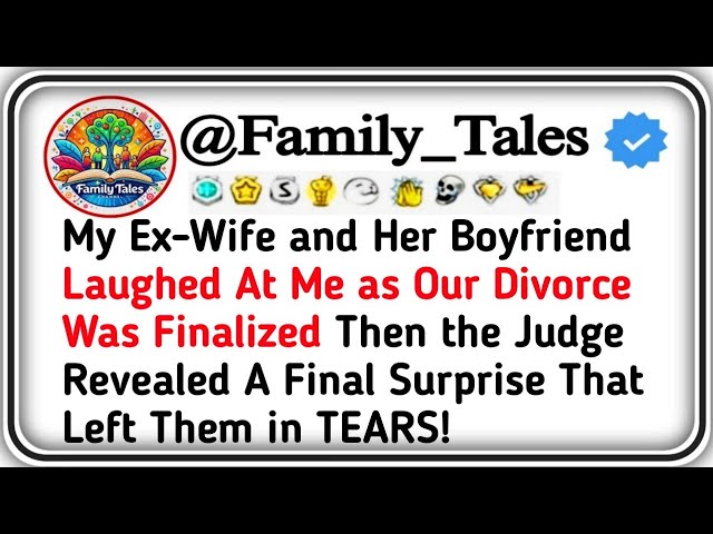 My Ex Wife and Her Boyfriend Laughed At Me as Our Divorce Was Finalized Then the Judge Revealed A Fi