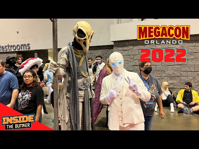 Megacon Orlando 2022 - Troy Baker Panel, Vendors, Cosplay, White Castle, Player One Video Game Bar