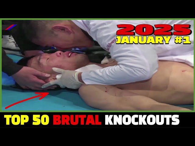 Top 50 Brutal Knockouts January 2025 #1 (MMA•Muay Thai•Boxing•Kickboxing)