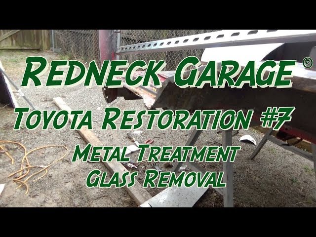 Toyota 4X4 Restore Rusty Metal Treatment - Glass Removal