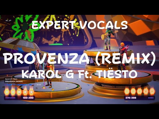 Karol G Ft. Tiësto - PROVENZA (REMIX) 100% (World Top) [EXPERT VOCALS] | FORTNITE FESTIVAL S6