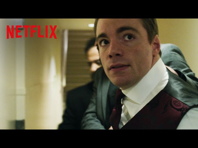 Peter Sutherland Fighting in the Basement of the Embassy | The Night Agent: Season 2 | Netflix