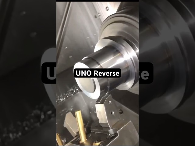 UNO Reverse 🤣🤣 #cnc #reverse #shop #metal #viral #fun #machiniat #machining #shorts