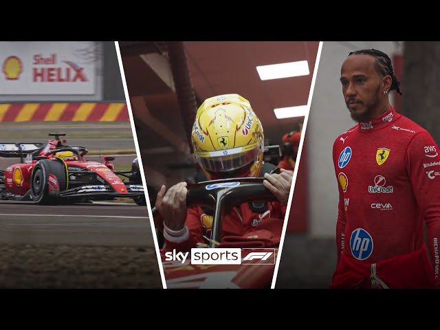 The BEST moments from Lewis Hamilton's first Ferrari drive 🙌