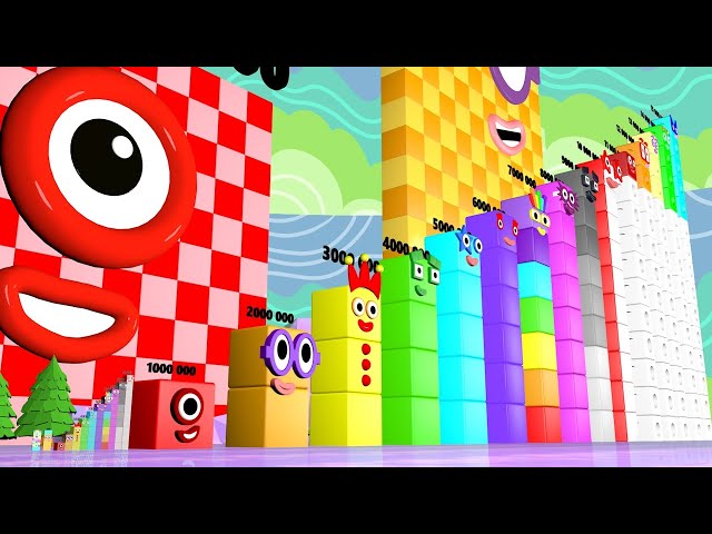 Numberblocks Step Squad Full Episodes 1 vs 250 MILLION BIGGEST - Learn to Count Big Numbers!