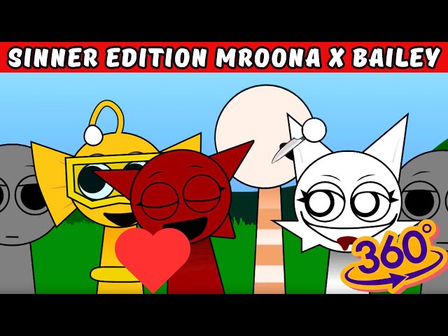 360 VR | Incredibox Sprunki Retake Sinner Edition But With MROONA x BAILY Kiss - All Reactions