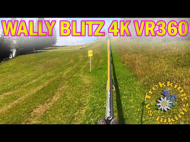 Sommerrodelbahn WALLY BLITZ 4K/ VR360 / Alpine Slide/ Mountain Coaster POV Onride 360-Grad-Video