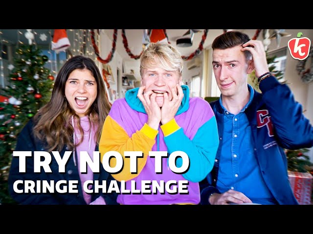 TRY NOT TO CRINGE CHALLENGE met CELINE & MICHIEL - FOUTE VRIJDAG | Kalvijn