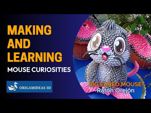 Making and Learning: Mouse Curiosities - 3D Origami | Curiosidades del "Ratón" - Origami 3D