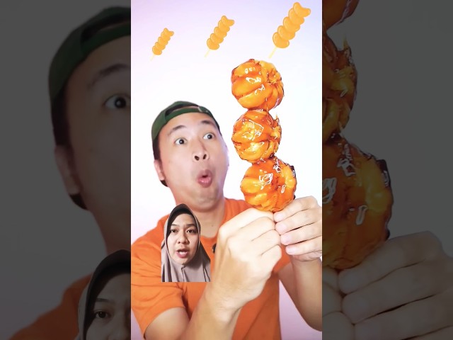 MAKAN TANGHULU KECIL, SEDANG, BESAR @Mukbangbent #mukbang #makanemoji #funny #makansesuaiemoji