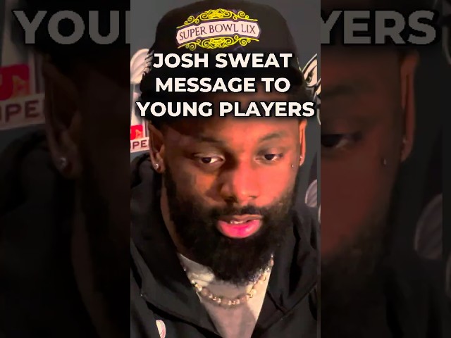 Josh Sweat Message To Young Players #nfl #nflnews #eagles #superbowl #shorts @EaglesNow