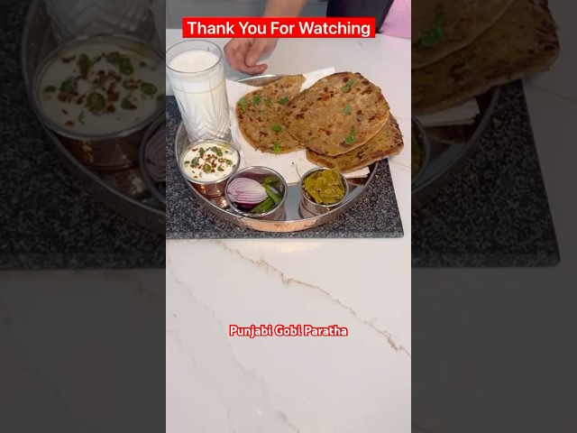 Punjabi Gobi Paratha | Cauliflower Stuffed Paratha | गोभी पराठा  #shorts