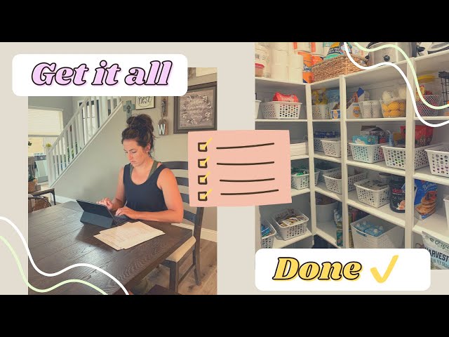 GET IT ALL DONE WITH ME||MOM TO DO LIST MOTIVATION