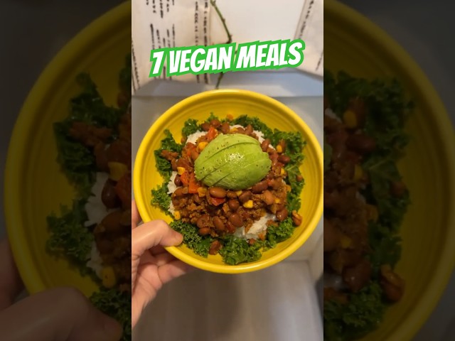 7 Vegans Meals I Made At Home, Week 32 #meatlessmonday