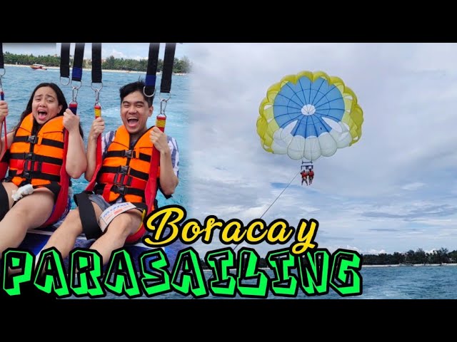 Boracay Parasailing w/ guests mam' Vanessa Gatdula & Co. || by: Rene Cosido