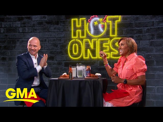 'Hot Ones' host Sean Evans puts Robin Roberts in the hot seat