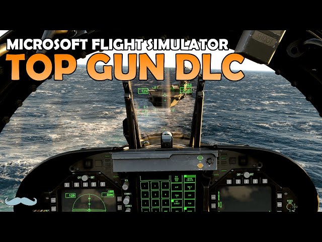 Landing on a Carrier Deck | Microsoft Flight Simulator 4K HDR Cinematic Video