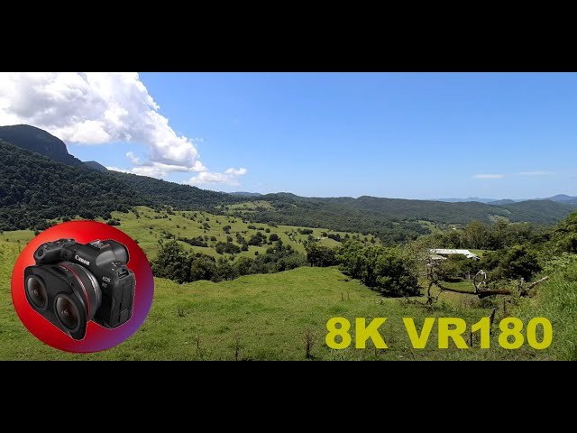 8K VR180 3D EDGE OF EXTINCT VOLCANO...border of QLD/NSW near Mt Warning in 3D (Travel/ASMR/Music)