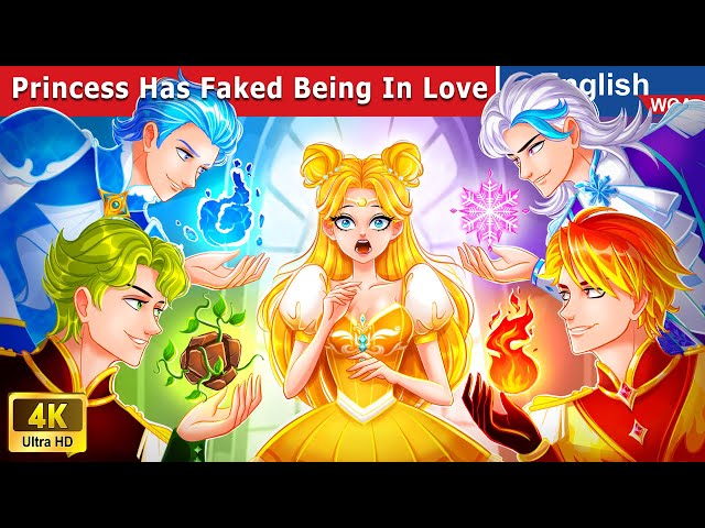 Princess Has Faked Being In Love With Four Element Princes 👸🌛 Fairy Tales ‪@WOAFairyTalesEnglish