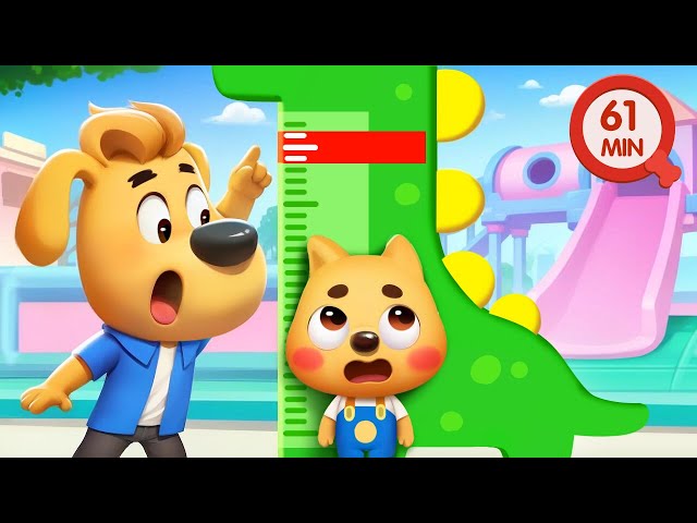 Dodo Wants to Grow Taller | Slide Adventure Fun | Safety Rules for Kids | Sheriff Labrador