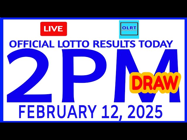 Lotto Results Today February 12, 2025 2pm draw swertres results