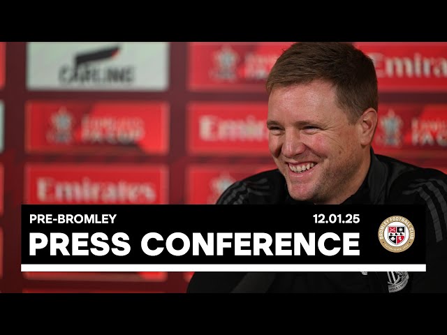 PRESS CONFERENCE | Eddie Howe pre-Bromley (H)