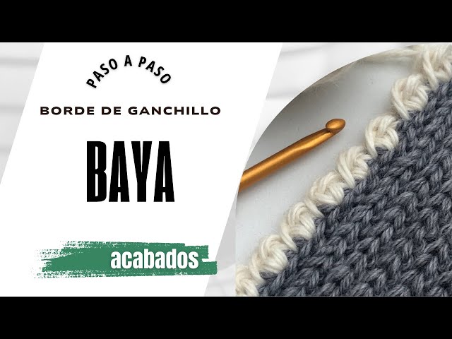 Borde a Crochet | Descubre el Encanto del Punto Baya: Textura y Estilo en Tus Proyectos