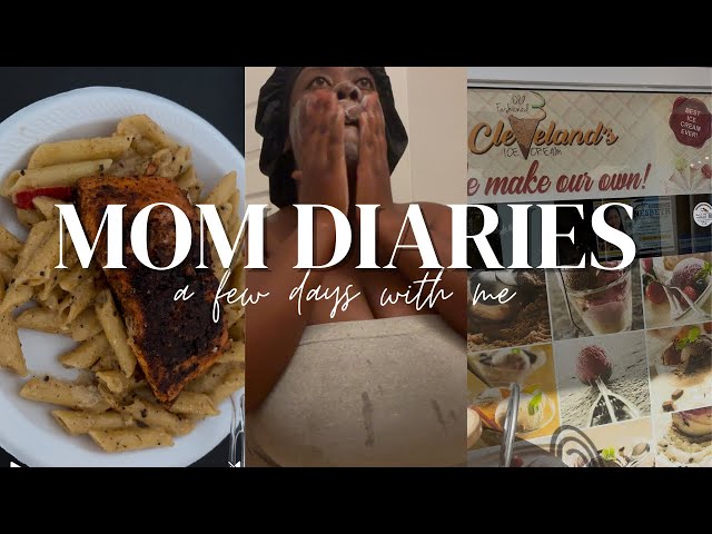 Mom Diaries VLOG: Ice Cream Outing, Skincare Routine & No Alone Time #momlife