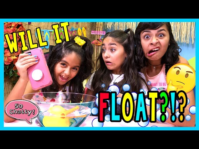 So Chatty - Will It Float Challenge : SO CHATTY LIVE // GEM Sisters