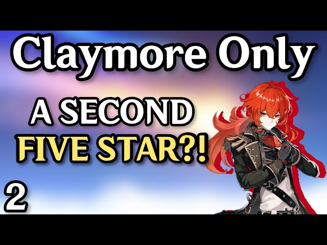 LUCKIEST PULL EVER?! | Genshin Impact Claymore Only